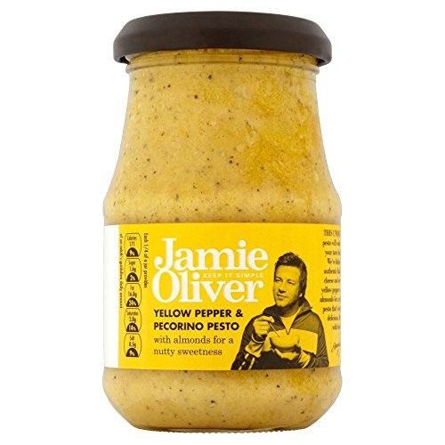 Jamie Oliver Yellow Pepper  and  Pecorino Pesto 190g