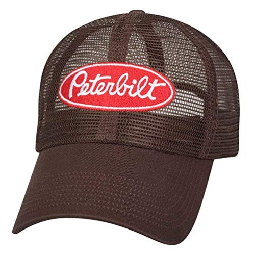 Peterbilt Motors Trucks All Mesh Brown Trucker Cap/Hat
