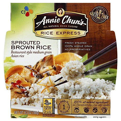 Annie Chuns Sprouted Brown Rice Express 6.3 OZ-Pack of 2-