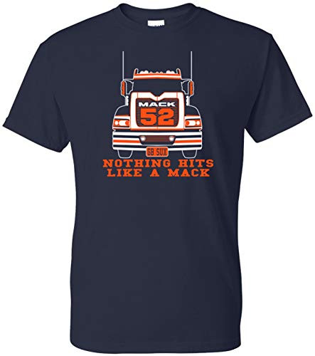 Nothing Hits Like A Mack Truck T-Shirt -Large- Navy