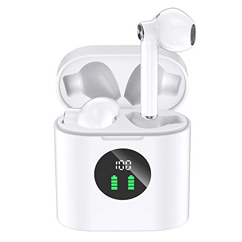 MIFA True Wireless Earbuds TWS Bluetooth Headphones Stereo Sound Earphones 30H Playtime Wireless Charging Case and Power Display Sweat Proof Dual Bluetooth 5.0 Headset with Built-in Mic for Sports MIFA True Wireless Earbuds TWS Bluetooth Headphones Stereo Sound Earphones 30H Playtime Wireless Charging Case and Power Display Sweat Proof Dual Bluetooth 5.0 Headset with Built-in Mic for Sports