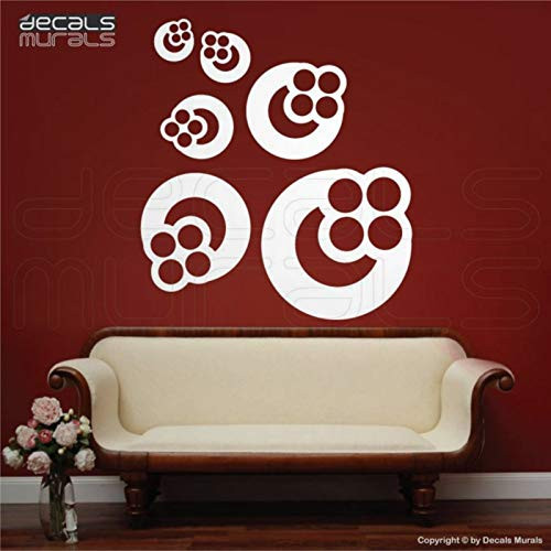 Decal Vinyl Wall Stickers  and  Murals - Honeycomb Circle Shapes Art Wall Decal - Removable Home Decor Murals Poster for Bedroom Living RoomNursery Indoor.