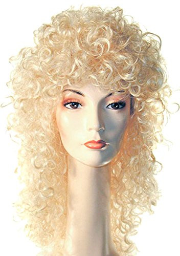 Lacey Wigs Dolly Fancy Blonde Costume Wig Yellow