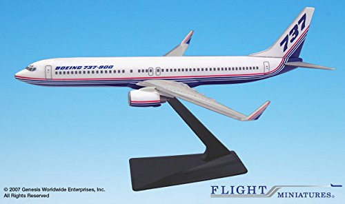 Flight Miniatures Boeing 737-900w with winglets House Colors 1981 Demo Livery 1200 Scale Display Model