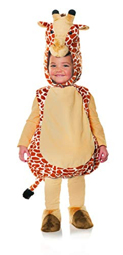Underwraps Toddlers Giraffe Plush Belly Babies Costume Brown Large