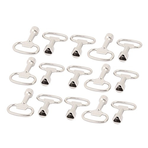 uxcell Triangle Socket Spanner Key 15pcs for 9mm x 8.5mm Triangular Panel Lock