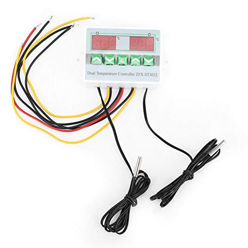 ????????? ???? ThermostatZFX-ST3012 Intelligent Digital Temperature Controller Dual Display Electric Microcomputer Thermostat-12VDC-
