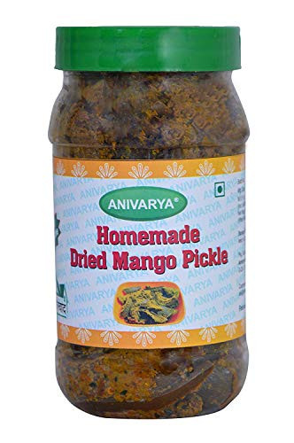 Anivarya Mango Dry Pickle - Indian Homemade Pickle 350gm - 12.34 OZ-