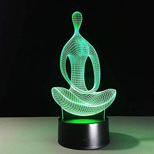 vbgdf 7 Color Yoga Lamp 3D Visual Led Night Lights for Kids Touch USB Table Lampara Lampe Baby Sleeping Nightlight USB Led Light Lamp vbgdf 7 Color Yoga Lamp 3D Visual Led Night Lights for Kids Touch USB Table Lampara Lampe Baby Sleeping Nightlight USB Led Light Lamp