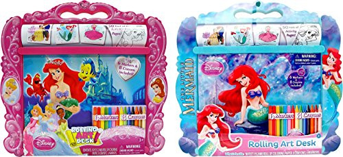 Tara Toys Disney Rolling Art Desk - The Little Mermaid