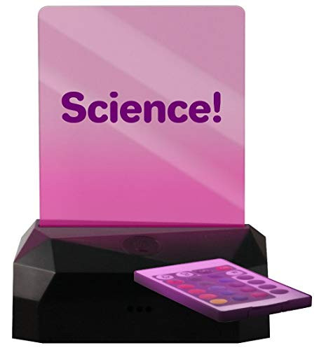 Science - LED Rechargeable USB Edge Lit Sign