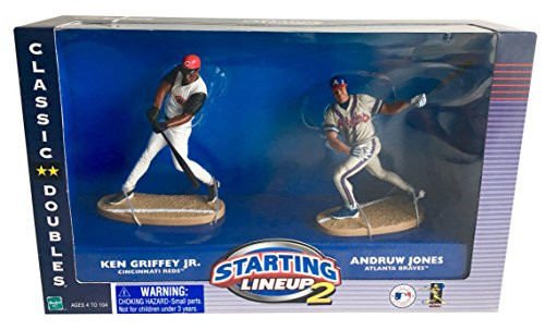 Ken Griffey Jr. Andrew Jones Starting Lineup 2 Figures Classic Doubles