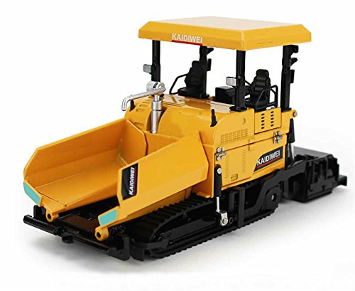 Lcyyo@ KAIDIWEI 1:40 Alloy Paver Car Model Asphalt Paver Diecast Machine Engineering Vehicles Truck Toy Model Gift, Collection, Kids Toy (Yellow)