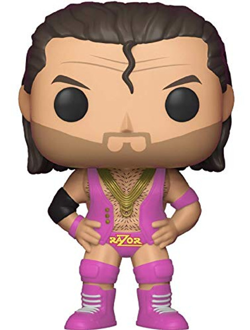 Funko Pop WWE Razor Ramon Vinyl Figure -Bundled with Pop Box Protector CASE-