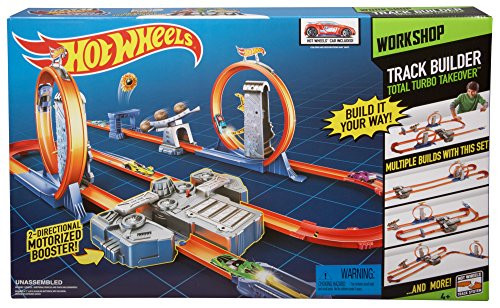 Hot Wheels Track Builder Total Turbo Takeover Track Set 