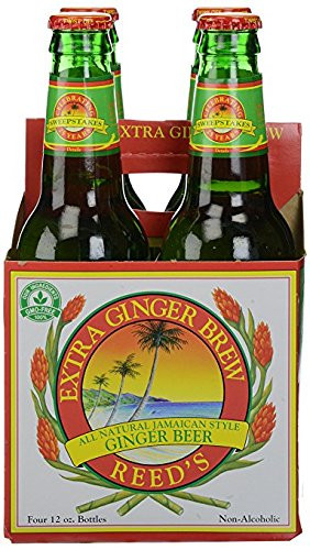 Reeds Ginger Beer Extra Ginger Brew 12ozx4 pack of 1