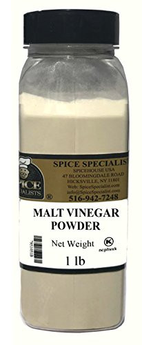 Spice Specialists Malt Vinegar Powder in a Plastic Container -1lb-