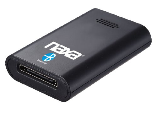 NAXA Electronics NAB Bluetooth Wireless Receiver and Adapter for Music System and Docking System with 30-Pin Connector -Black-
