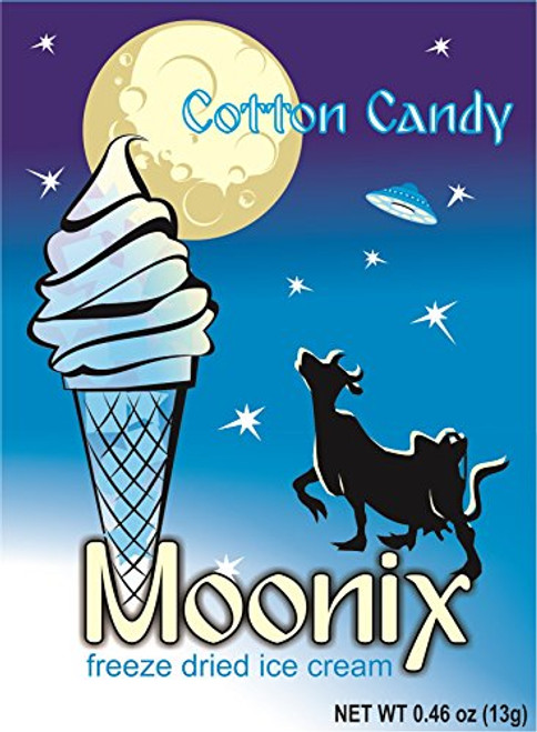 Moonix Freeze Dried Ice Cream. 5ct -Cotton Candy- Moonix Freeze Dried Ice Cream. 5ct -Cotton Candy-