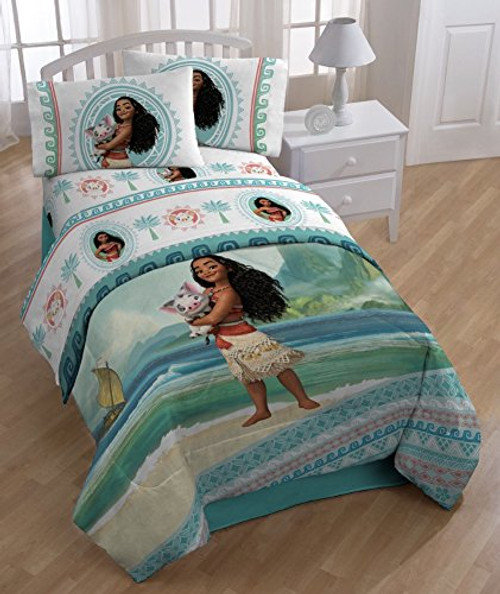 Disney Moana Full Sheet Set - Super Soft Microfiber
