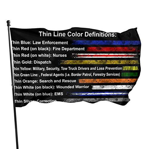 EVISUK Nurse Thin Line 3x5 Blue Stripe American Matter Police Flags - USA Honoring Law Enforcement Officers Flag EVISUK Nurse Thin Line 3x5 Blue Stripe American Matter Police Flags - USA Honoring Law Enforcement Officers Flag