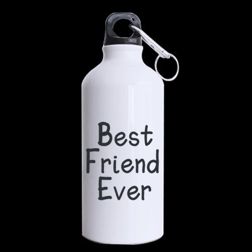 Girlfriend/Boyfriend Gift Best Friend Ever 13.5oz Sports Bottle-Two Sides-
