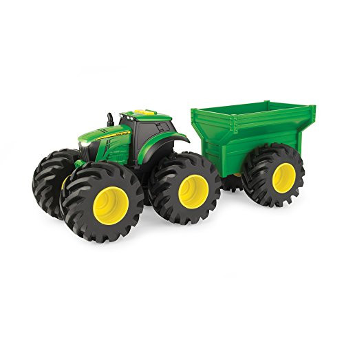 John Deere Monster Treads Tractor with Wagon