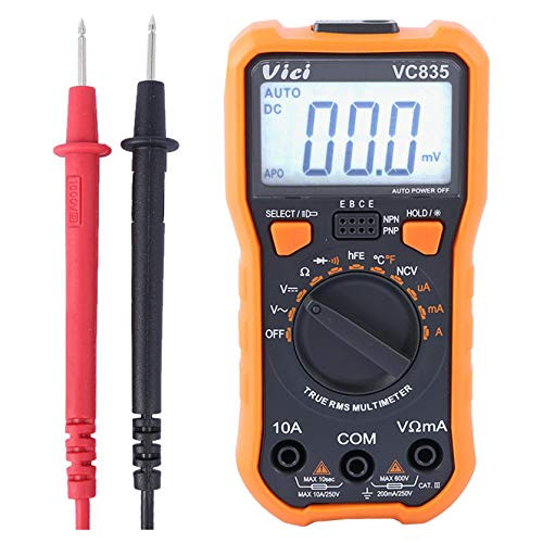 Digital LCD Multimeter DC AC Voltmeter Ohm Volt Amp Test Meter Electric Tester Ohmmeter Backlit Display