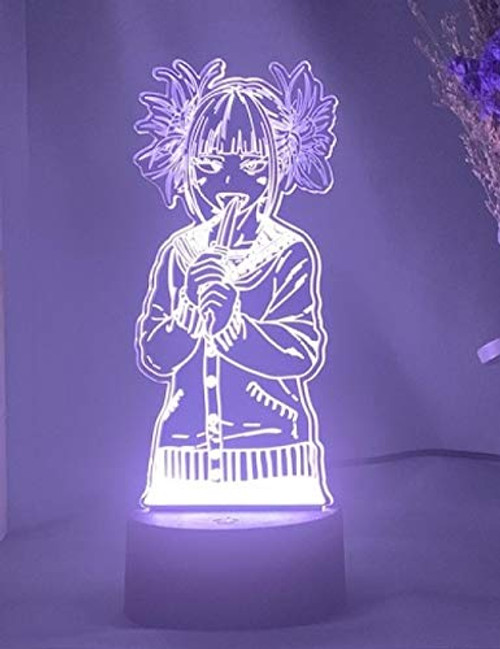 3D Night Light Illusion Led Lamps Decor lamp for Kids Led Night Light My Hero Academia Toga Himiko Figure Gift Nightlight for Kids Bedroom Decoration Light Bedside Table 3D Lamp USB ZMJS 3D Night Light Illusion Led Lamps Decor lamp for Kids Led Night Light My Hero Academia Toga Himiko Figure Gift Nightlight for Kids Bedroom Decoration Light Bedside Table 3D Lamp USB ZMJS