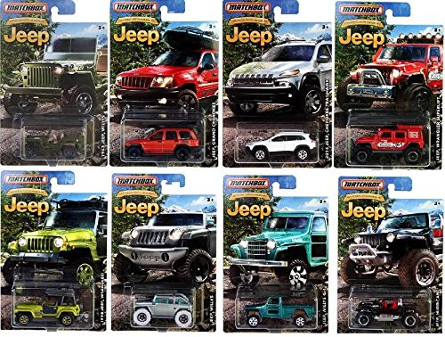 2016 Matchbox Jeep Anniversary Edition Jeep Set of 8 Cars 2016 Matchbox Jeep Anniversary Edition Jeep Set of 8 Cars