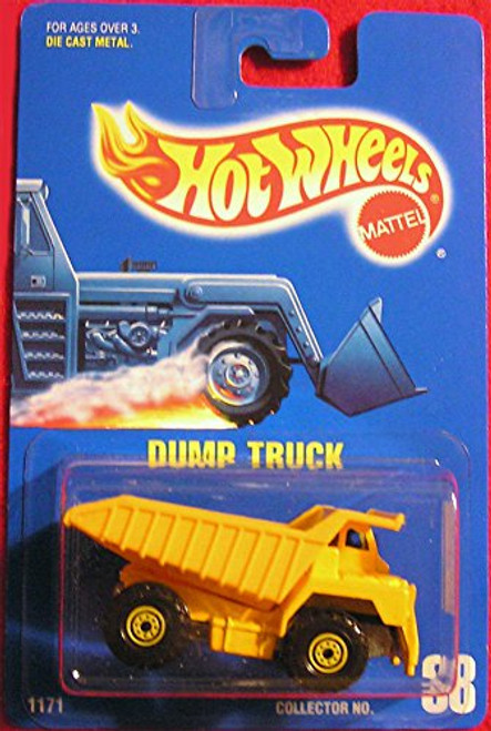 Mattel Hot Wheels 1991 164 Scale Yellow Dump Truck Die Cast Car Collector 38 Mattel Hot Wheels 1991 164 Scale Yellow Dump Truck Die Cast Car Collector 38