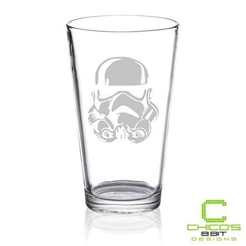Star Wars - Storm Trooper - Etched Pint Glass