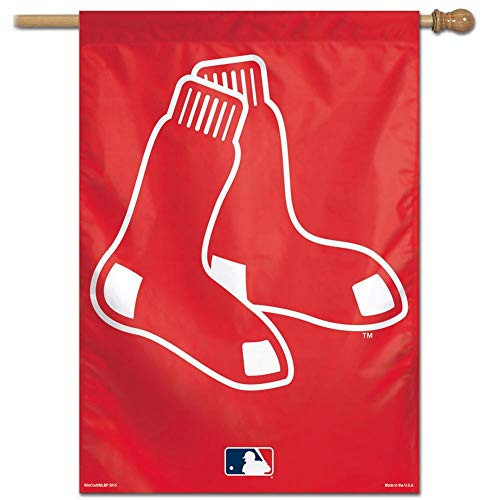 WinCraft MLB Boston Red Sox 28x40 Vertical Banner One Size Team Color WinCraft MLB Boston Red Sox 28x40 Vertical Banner One Size Team Color