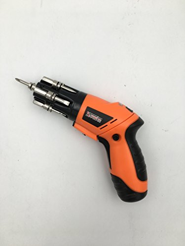 X-Power Tools- Cordless Drill with Folded Handle and Accessories- 4.8 Volt- Rechargeable