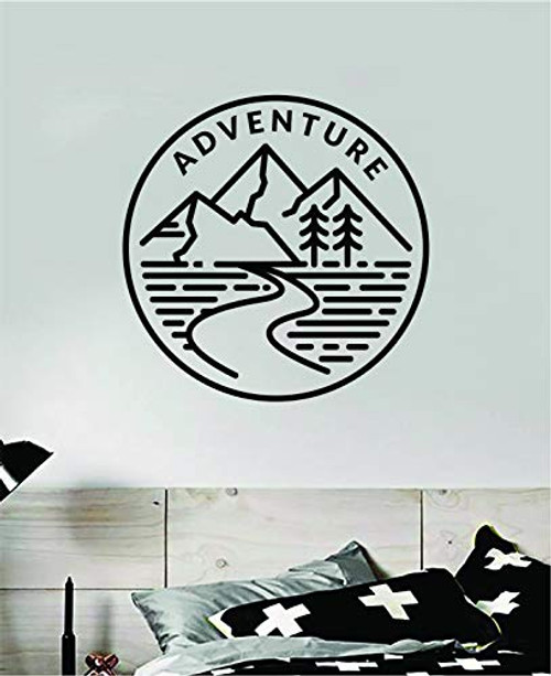 Adventure Circle V2 Wall Decal Home Decor Art Vinyl Sticker Quote Bedroom Teen Inspirational Girls Boys Kids Baby Nursery School Teacher Playroom Vibes Travel Wanderlust Hike Camping Mountains Trees Adventure Circle V2 Wall Decal Home Decor Art Vinyl Sticker Quote Bedroom Teen Inspirational Girls Boys Kids Baby Nursery School Teacher Playroom Vibes Travel Wanderlust Hike Camping Mountains Trees