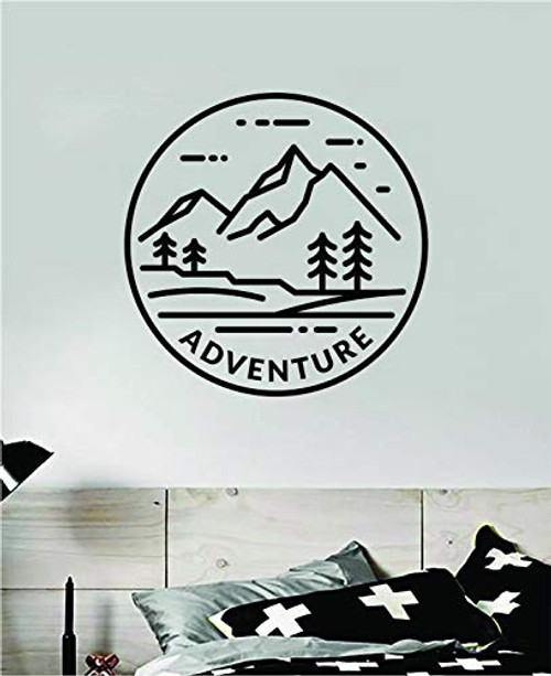 Adventure Circle Wall Decal Home Decor Art Vinyl Sticker Quote Bedroom Teen Inspirational Girls Boys Kids Baby Nursery School Teacher Playroom Good Vibes Travel Wanderlust Hike Camping Mountains Trees Adventure Circle Wall Decal Home Decor Art Vinyl Sticker Quote Bedroom Teen Inspirational Girls Boys Kids Baby Nursery School Teacher Playroom Good Vibes Travel Wanderlust Hike Camping Mountains Trees