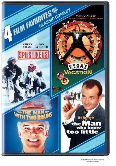 4 Film Favorites Classic Comedies -The Man Who Knew Too Little The Man with Two Brains Spies Like Us Vegas Vacation- 4 Film Favorites Classic Comedies -The Man Who Knew Too Little The Man with Two Brains Spies Like Us Vegas Vacation-