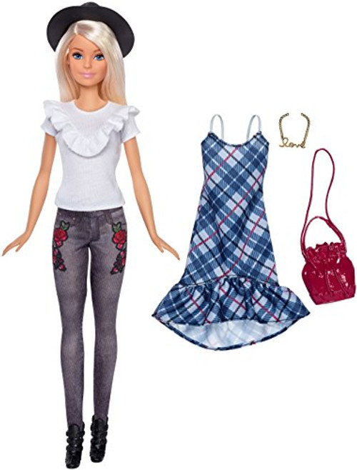 Barbie Fashionistas #83 Denim Floral Doll, Original Barbie Fashionistas #83 Denim Floral Doll, Original