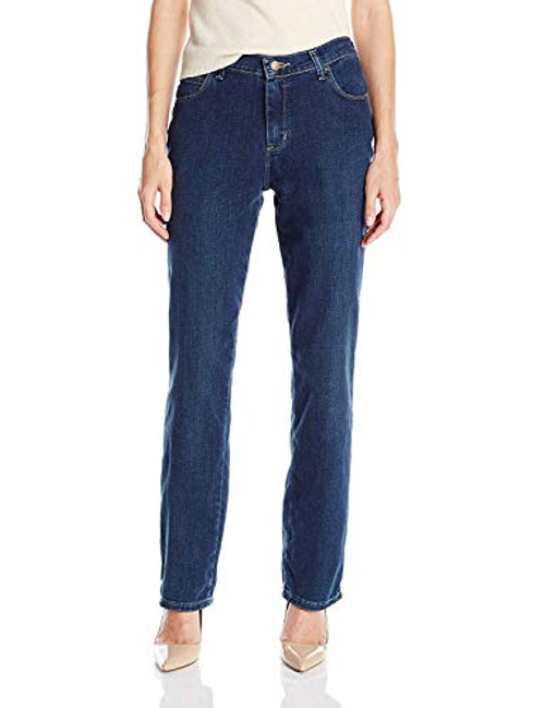 LEE Womens Relaxed Fit Straight-Leg Jean Authentic Nile 8