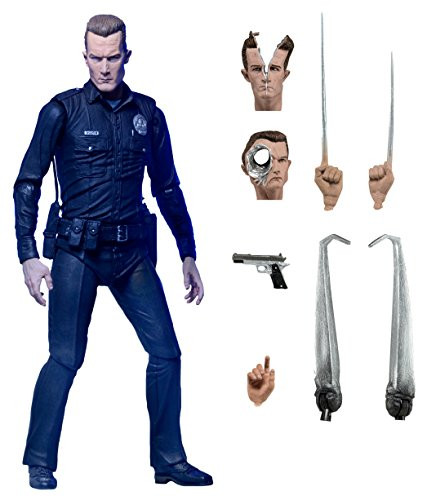 NECA Ultimate T-1000 Terminator Action Figure, 2-7"