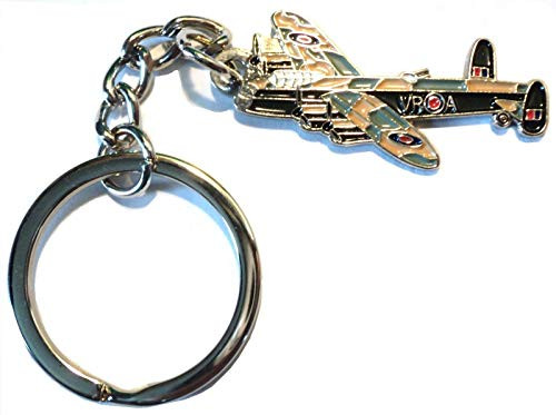 WW2 Avro Lancaster Bomber Aircraft Metal Enamel Keychain