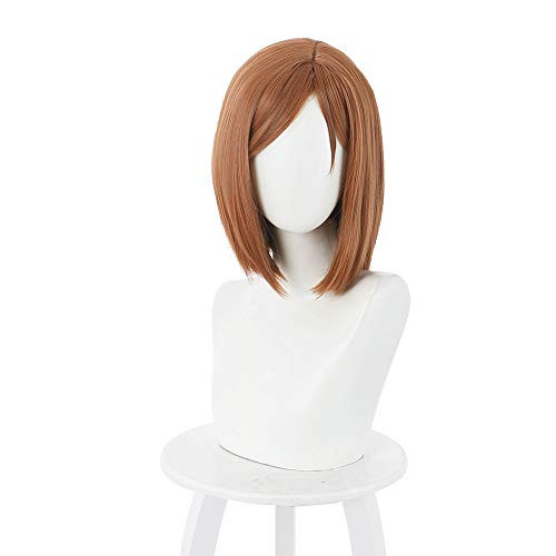 Getime Jujutsu Kaisen Nobara Kugisaki Cosplay Costume Wig Brown Hair