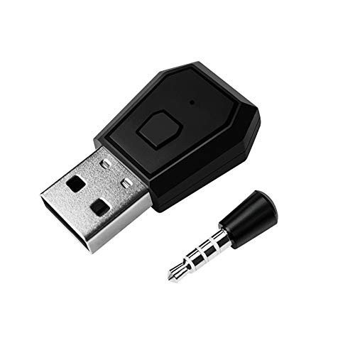 XINGLAISHOP Mini USB Wireless Bluetooth Adapter Dongle Headset Receiver with Mic for PS4 Xbox Controller Gampad