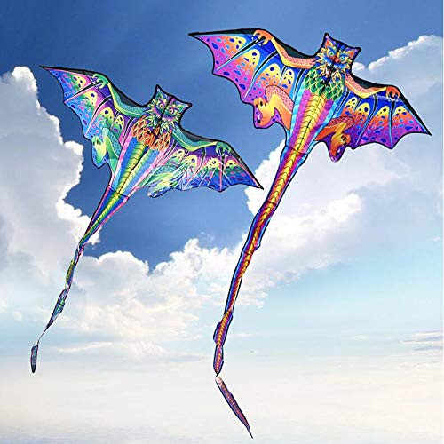 WRENDYY Kite 3D Dragon Kite for Kids Kite Nylon Toys Fly Kites Children Kite line weifang Bird KiteKite with 100m line