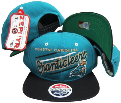 Coastal Carolina Chanticleers Diagonal Script Teal/Black Two Tone Snapback Adjustable Plastic Snap Back Hat/Cap Coastal Carolina Chanticleers Diagonal Script Teal/Black Two Tone Snapback Adjustable Plastic Snap Back Hat/Cap
