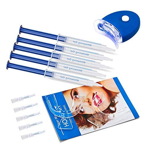 Teeth Whitening Kit5X Teeth Whitening GelReusable Dental Whitening Kit Teeth Whitening Tray Kitto reduce Yellow Teeth and Smoke Marks Black Teeth