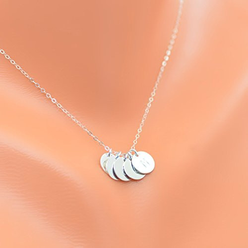 Circle necklace disc necklace monogram necklace Mother necklace personalized initial necklace charm necklace grandmother necklace family necklace Circle necklace disc necklace monogram necklace Mother necklace personalized initial necklace charm necklace grandmother necklace family necklace