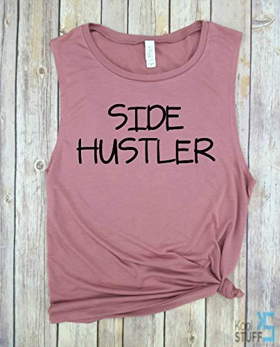 Side Hustler - Boss Lady Boss Girl funny workout tank gym shirt funny tank workout tank yoga tank hiking tank Muscle Tank Yoga Tank Womens Tank Gym shirt Funny gym shirt.