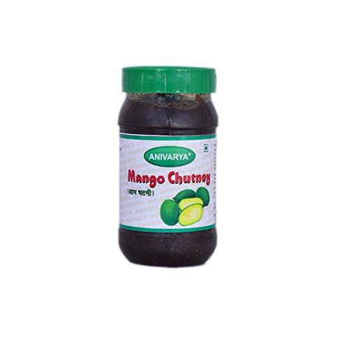 Anivarya Mango Chutney / Spread with Dry Fruits - Indian Dip Sauce 500 gm-17.63 OZ-
