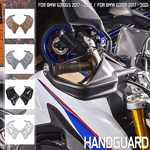 Motorcycle Accessories ABS Handle Bar Hand Guard Handguards Protector with Bracket Brake Clutch Lever for BMW G310GS G310R 2017 2018 2019 2020 2021 G310 GS R 17-21-Brown-